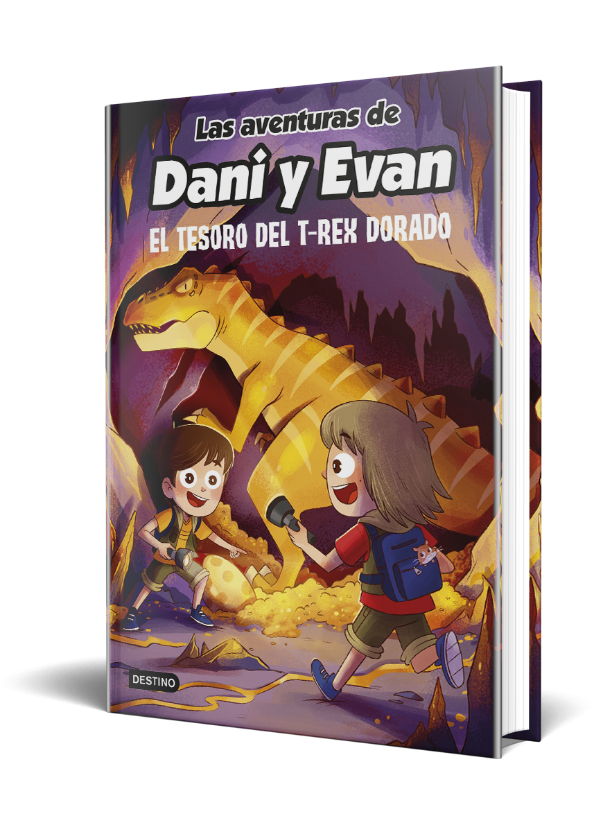 Las Aventuras de Dani y Evan 5. El Tesoro del T-Rex Dorado-1
