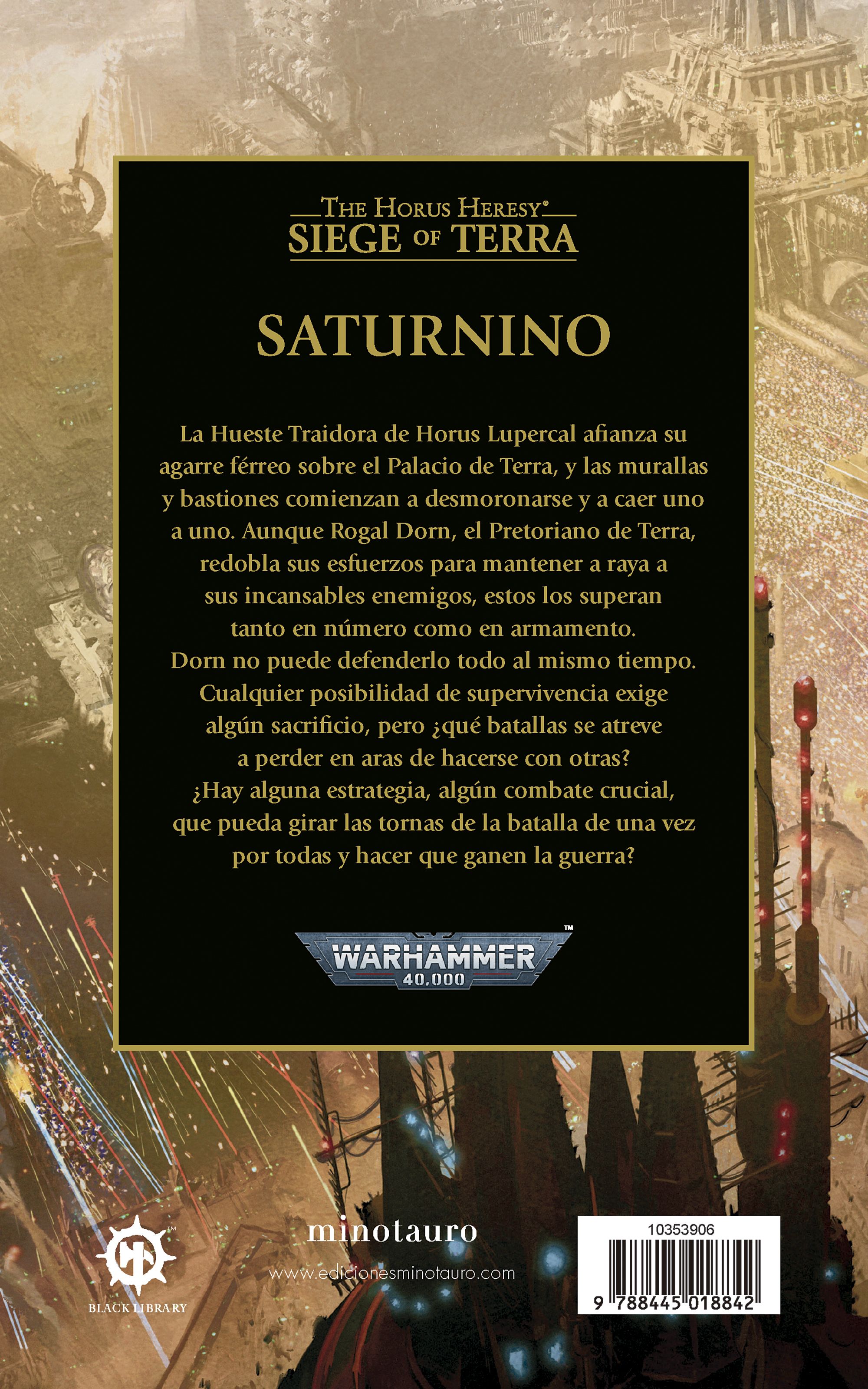 The Horus Heresy: Siege Of Terra Nº 04 Saturnino-1