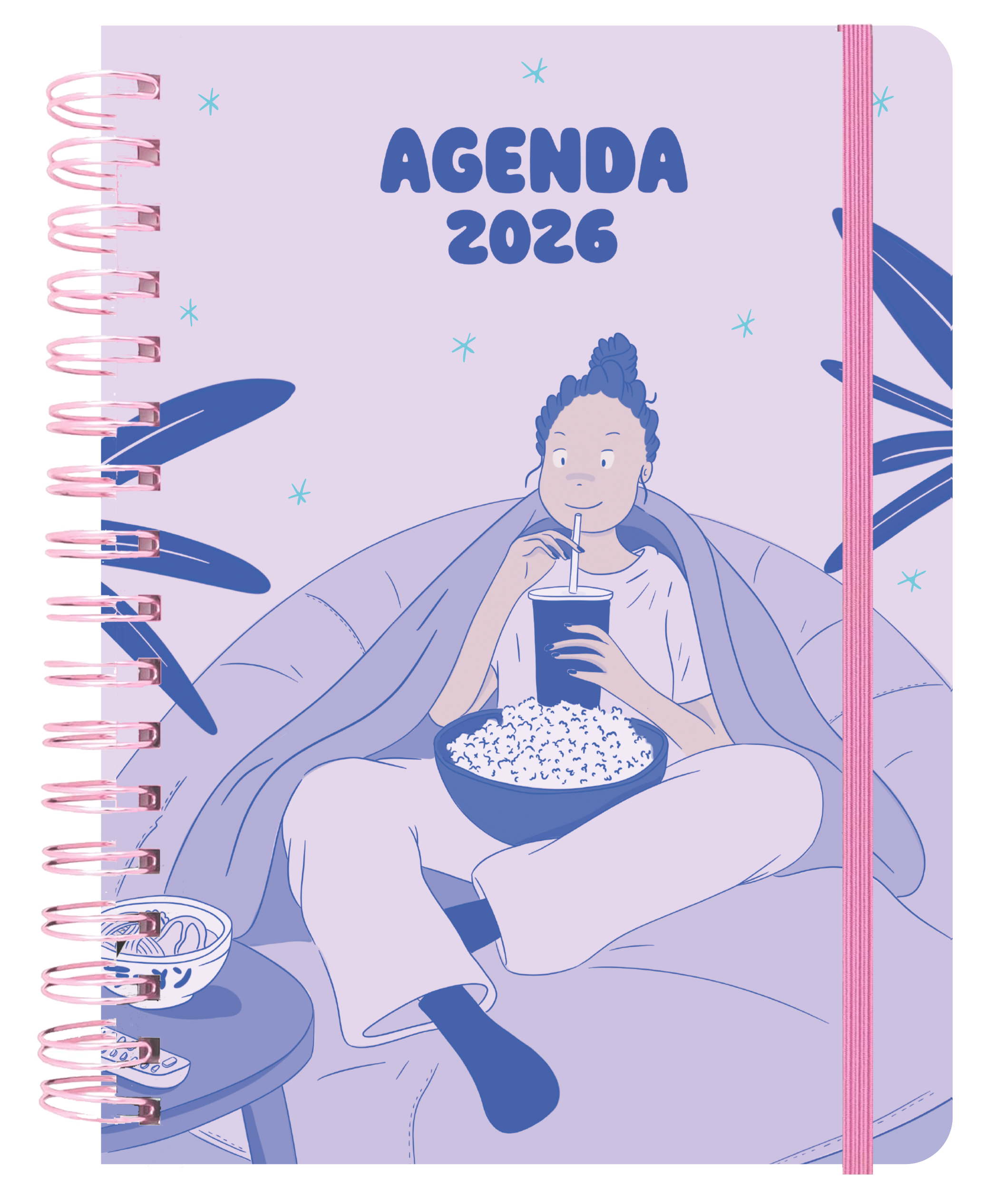 Agenda anual semanal 2026 Clarilou