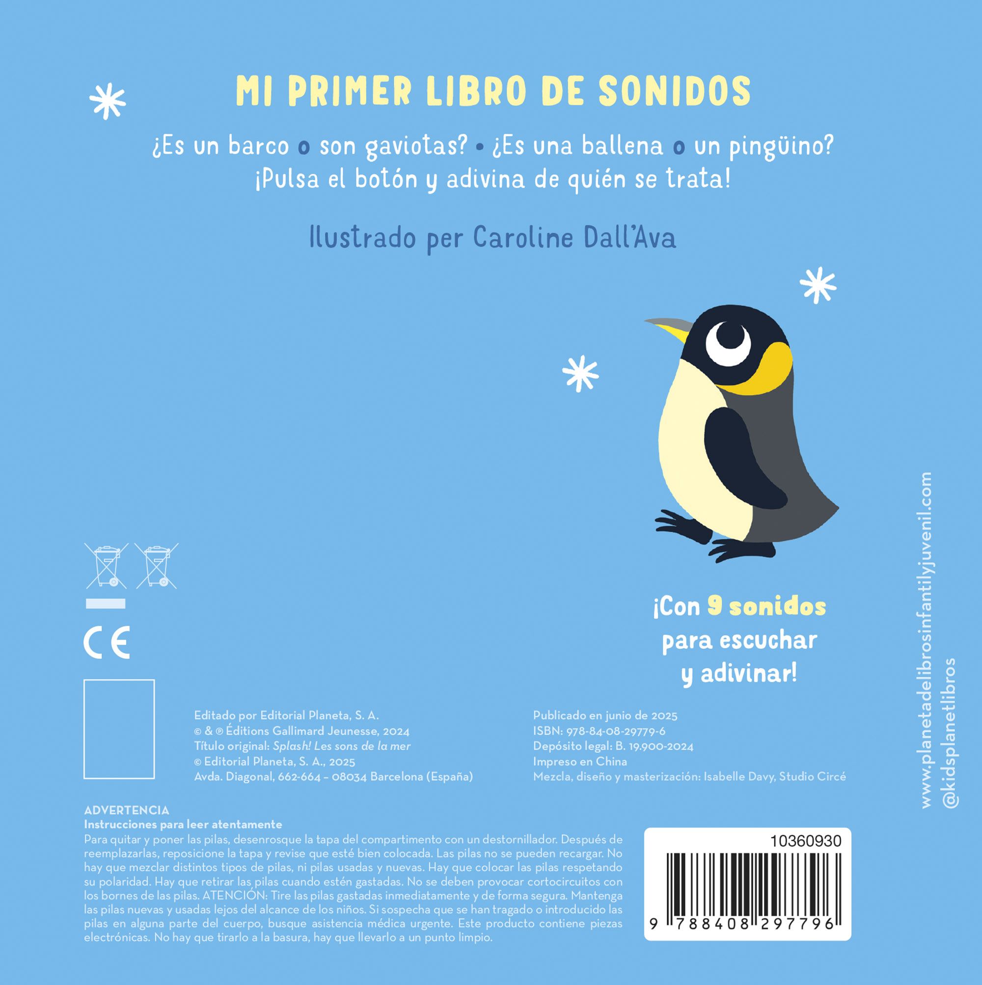 ¡Splash! Sonidos del Mar. Mi Primer Libro de Sonidos-1