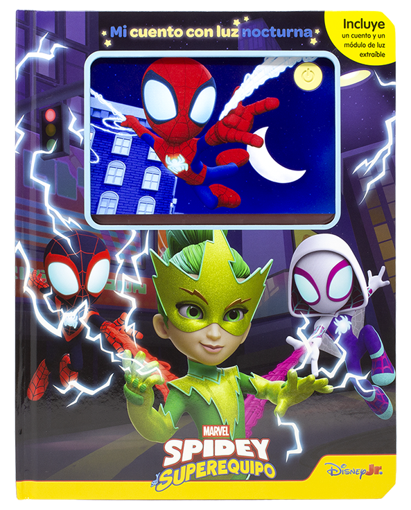 Spidey y Su Superequipo. Mi Cuento con Luz Nocturna-4