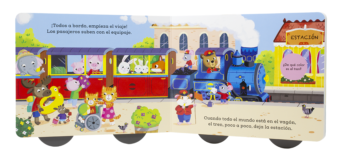 Osito Tito. ¡Sobre Ruedas! Tren-2