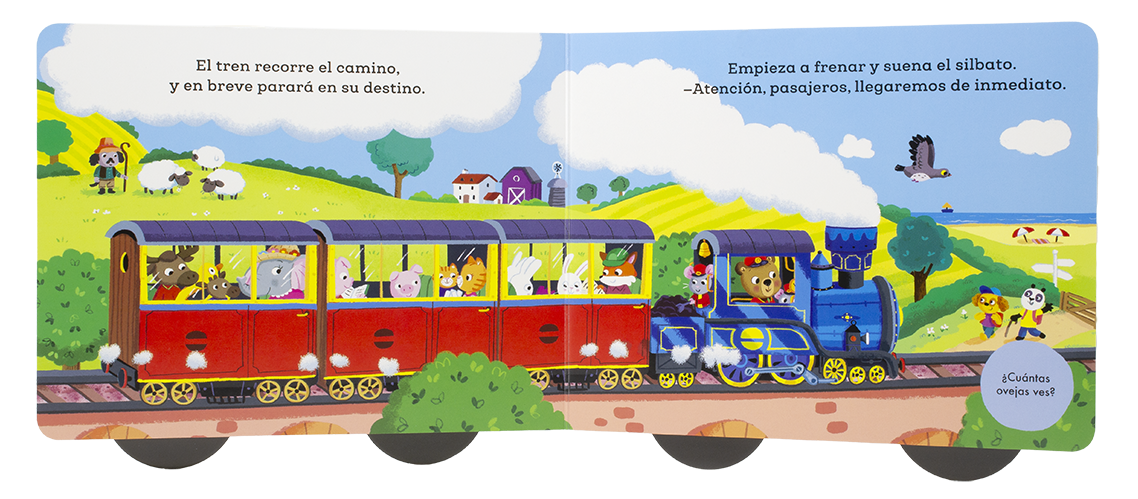 Osito Tito. ¡Sobre Ruedas! Tren-1