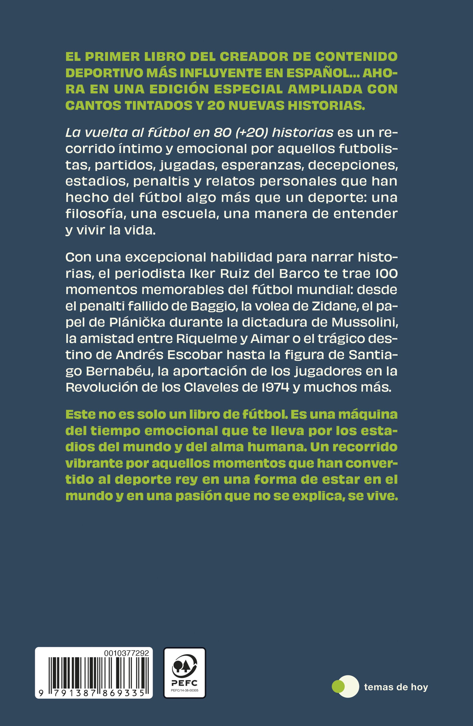 LA VUELTA AL FUTBOL EN 80 (+20) HISTORIAS. EDICIÓN ESPECIAL CON CANTOS TINTADOS-1