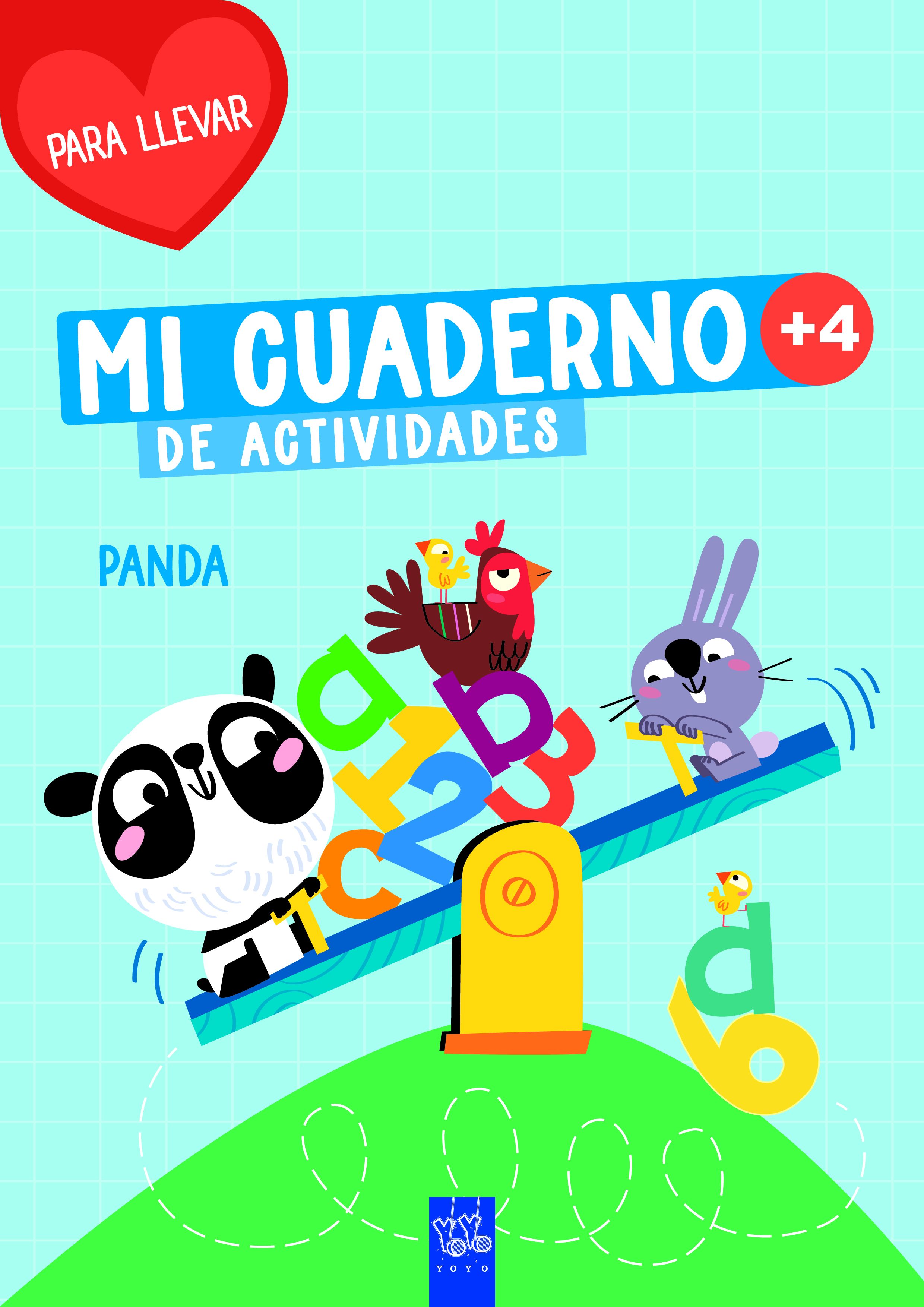 Mi cuaderno de actividades para llevar. Panda