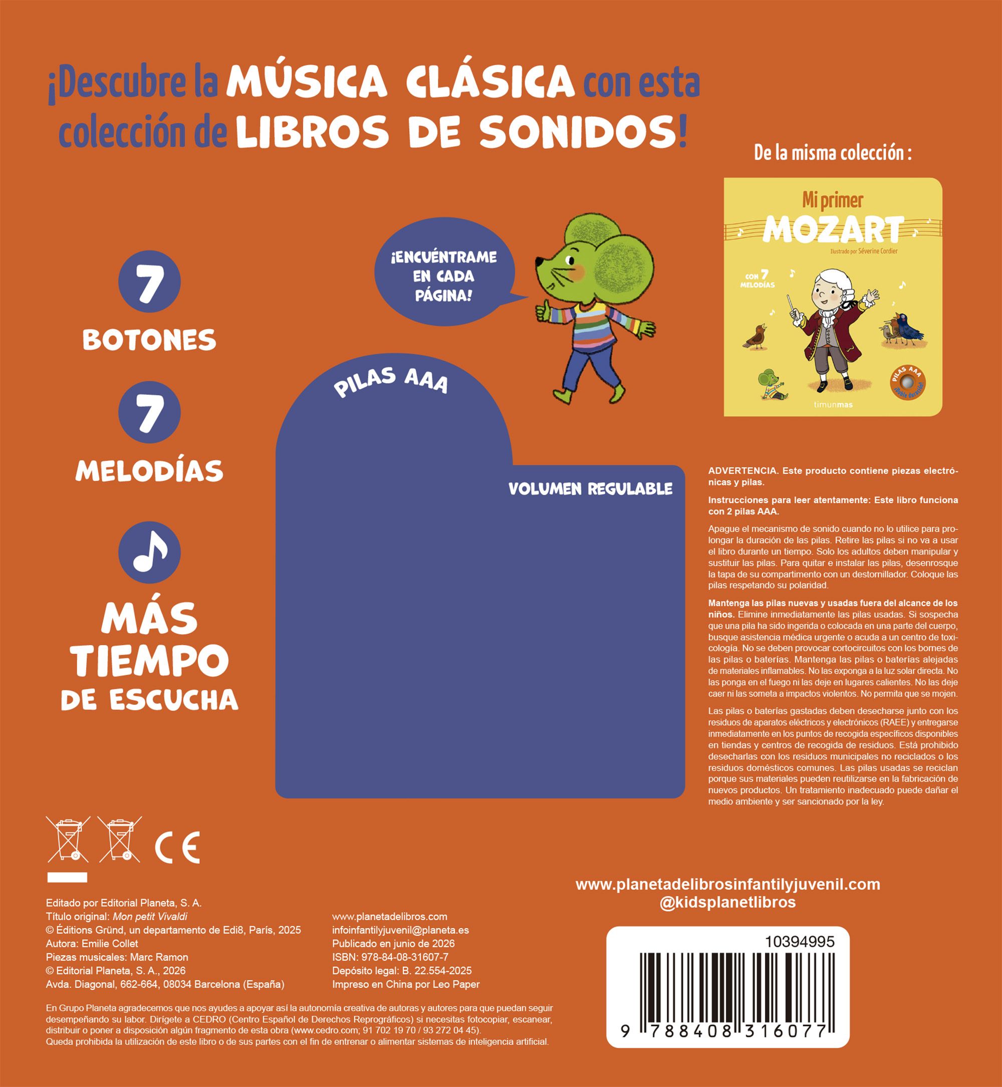 MI PRIMER VIVALDI. CON 7 MELODIAS-1