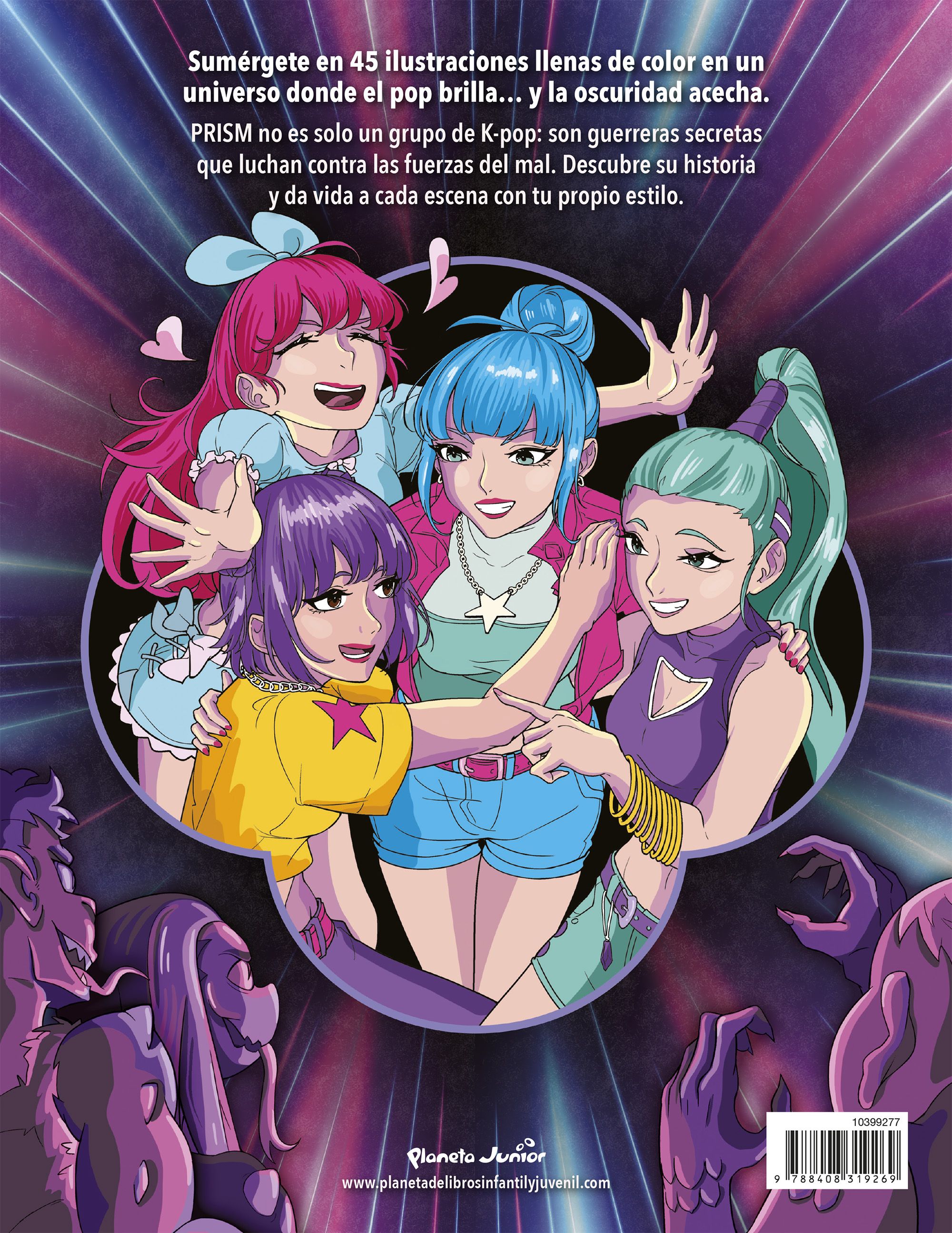 Las Guerreras de Medianoche. Libro para Colorear K-Pop-1