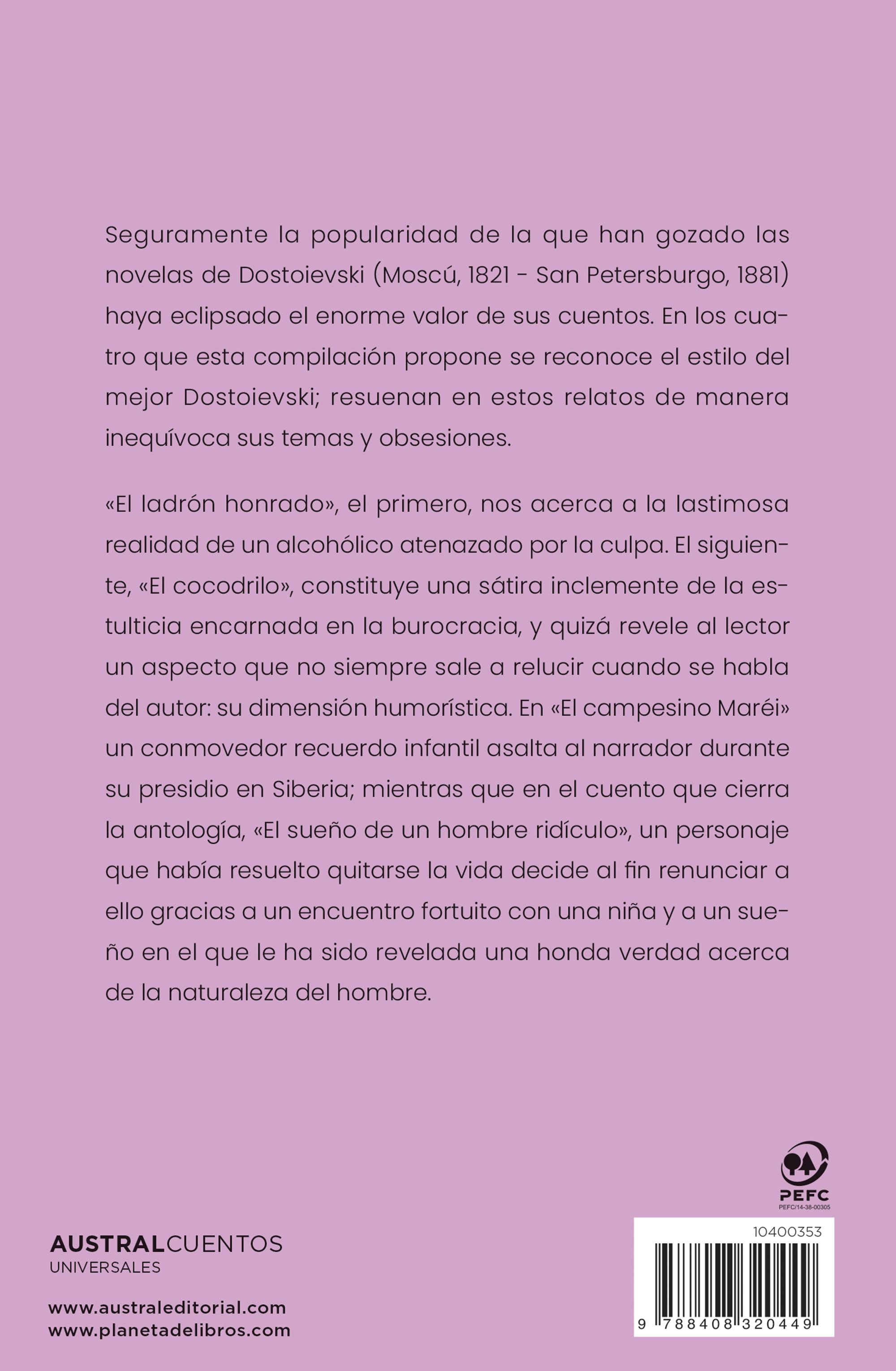 Cuentos de Fiódor Dostoievski-1